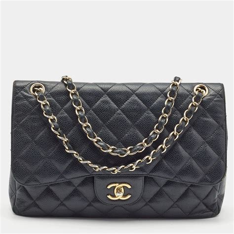 chanel classic flap caviar leather handbag|The 18 Classic Chanel Bags That Belong in Every .